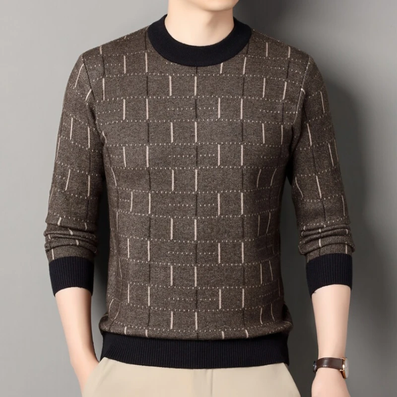 

2025 Autumn and Winter Men's Warm Top Sweaters