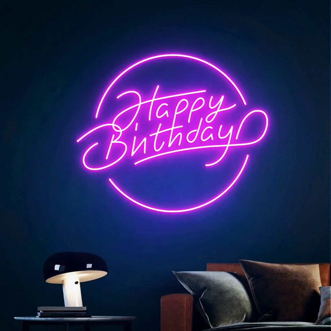 Custom Neon Sign Birthday Wall Art Decor Custom Business Coffee Shop Wall Hanging Sign Dimmable USB Powered Bedroom Nigh Neon