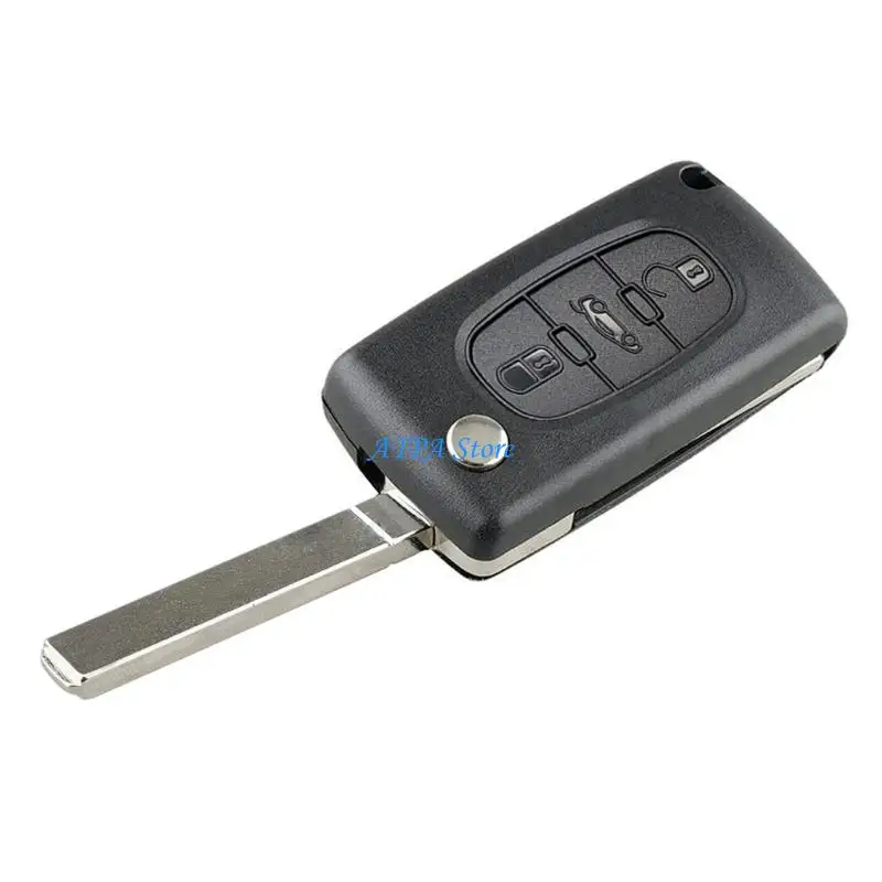 

U13C Сменный корпус дистанционного ключа для C4 C5 2005-2011 Простая установка Пластиковая крышка Удобный чехол для ключей