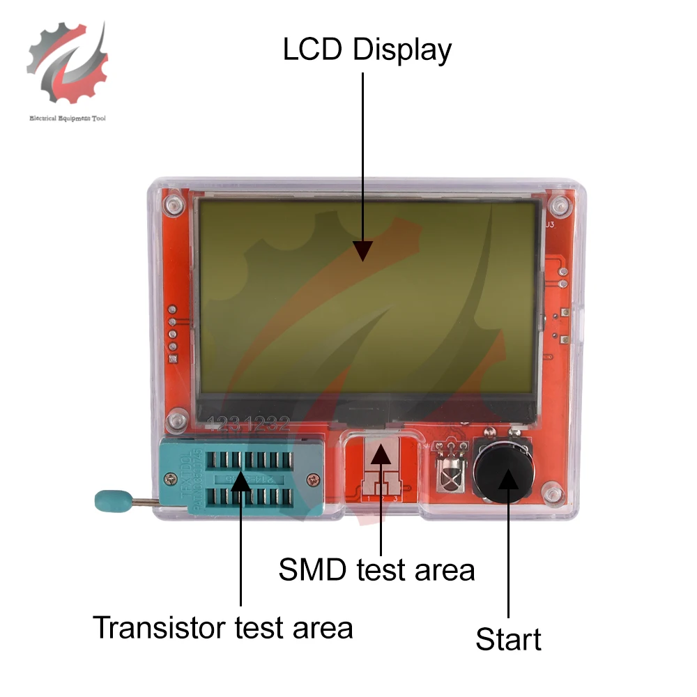 LCR-T10H Transistor Tester Multimeter Colorful Display TFT For Diode Triode MOS/PNP/NPN Capacitor Resistor Transistor