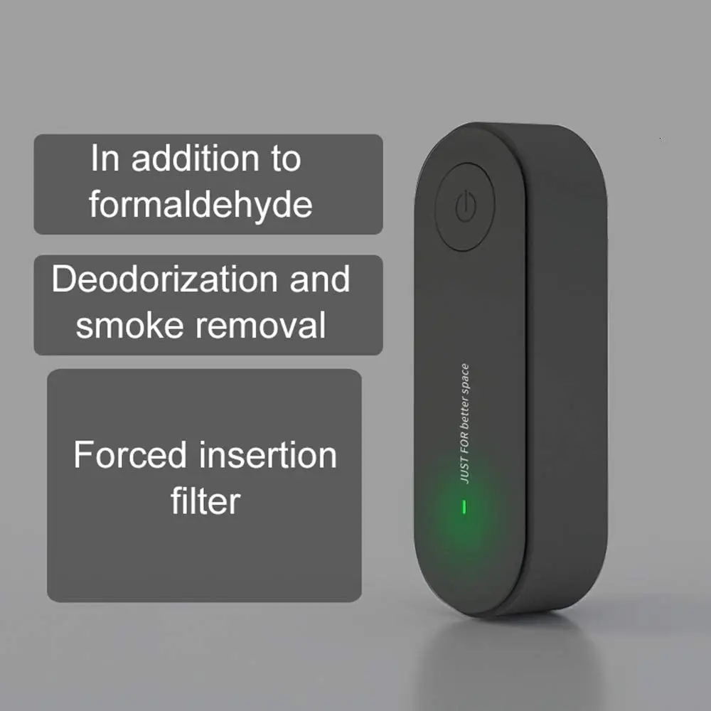 HOT 2Pcs Plug-in Air Purifier, Mini Portable Air Purifier, Ion Generator Air Purifier Suitable for Pet Bedroom White US Plug