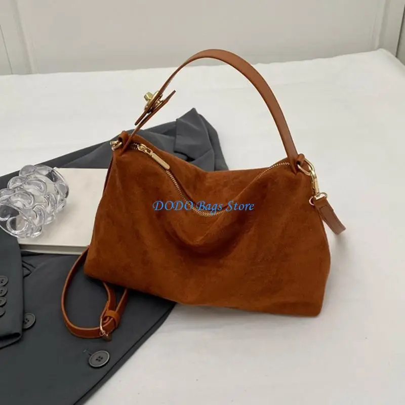 

E8FB Women's Slouchy Satchel Shoulder Bag Casual Crossbody Phone Purse