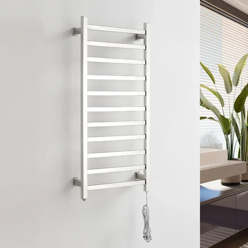 Wholesale Design Safety Wall Mounted Stainless Steel  Decorative Bathroom Fittings Electric Towel Heated Towel Rail