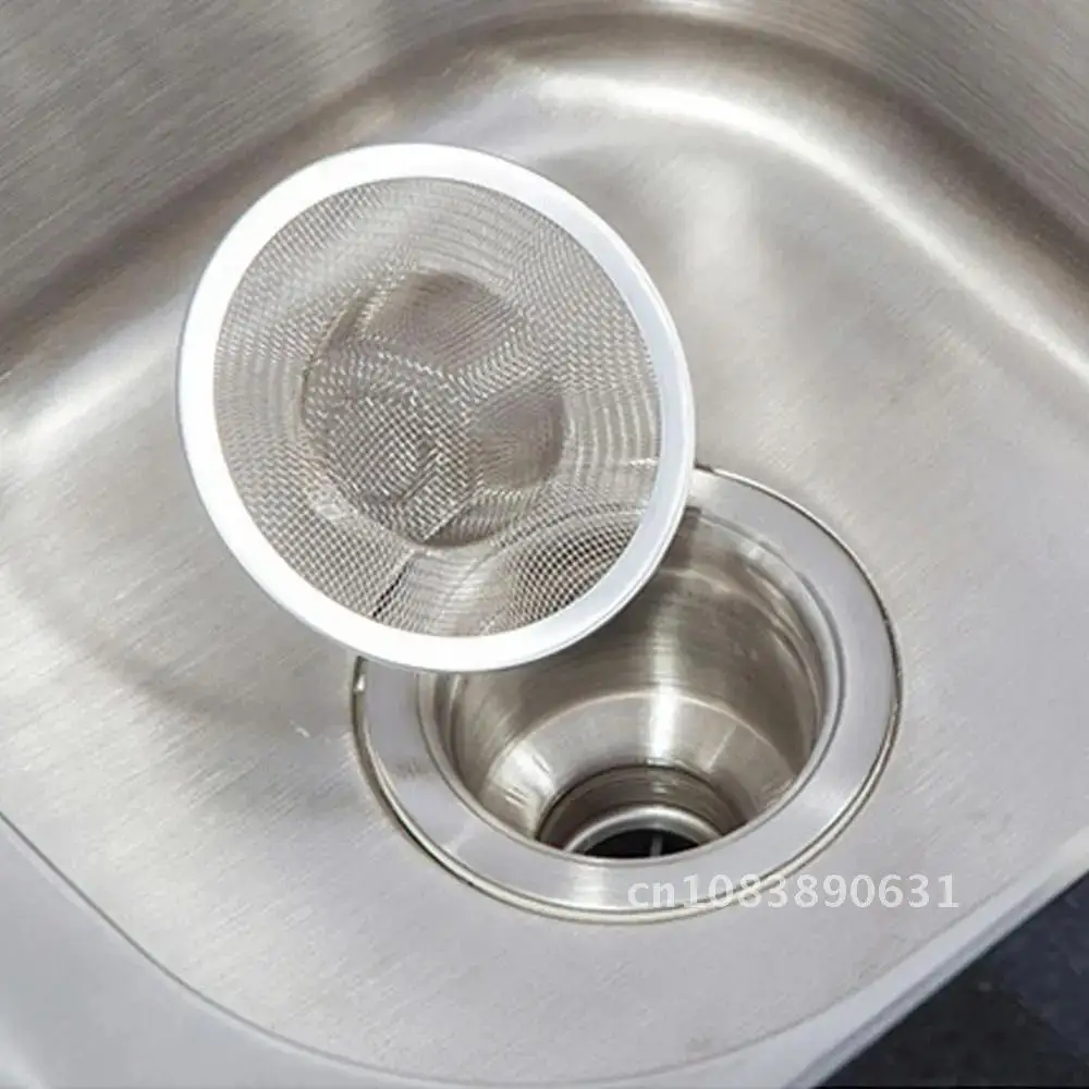 

Mesh Sink Strainer Drain Stopper 2Pcs Plastic Silicone Filter kitchen Food Rice Sink bathtub Hair Colander Strainer