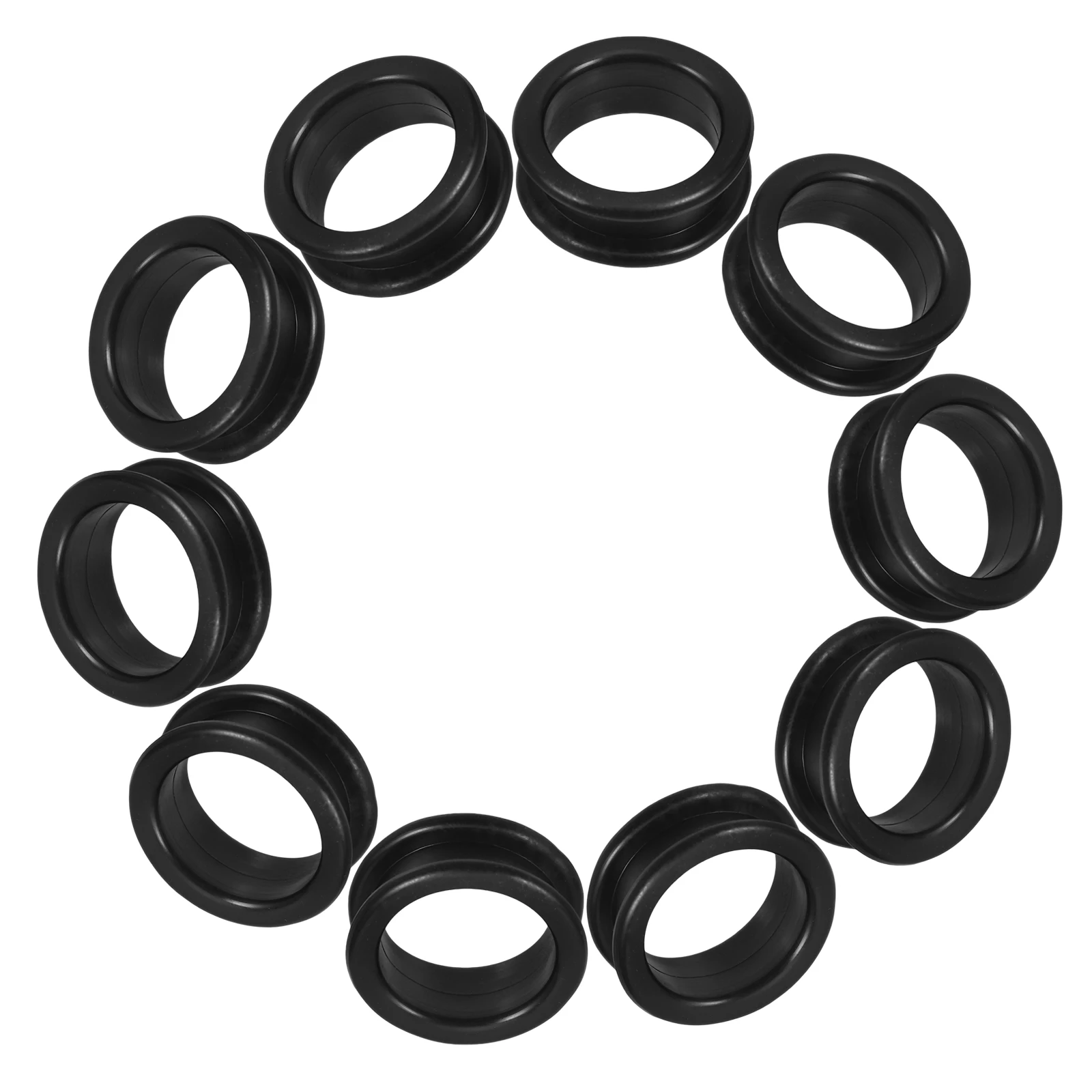 

10pcs Silicone Scissors Finger Rings Inserts for Hairdressing Pet Shears Non-Slip Comfort Protective Callus