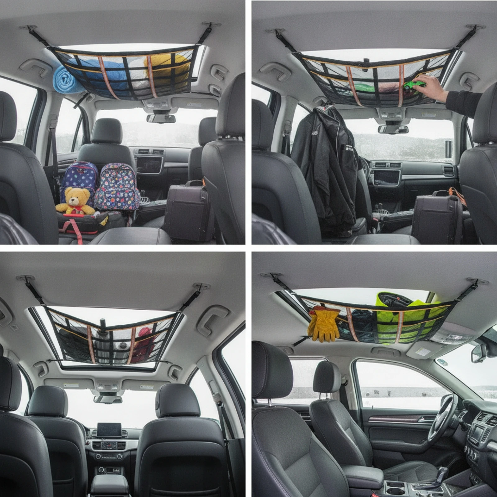 Автомобильная потолочная сетка – обзор и цена Car Organizer