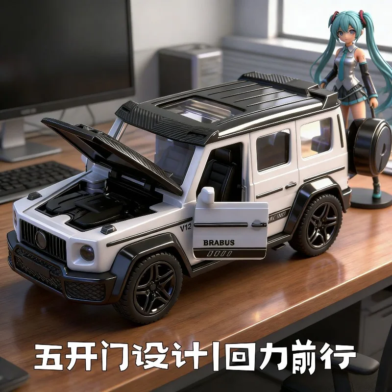 1:36 Scale Brabus G-Class Diecast Alloy Off-Road SUV Model with Two-Tone Design for Collection Gift Home Decor Ornament