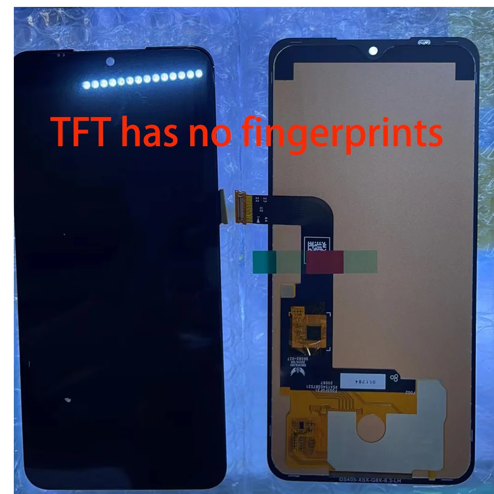 Tested AMOLED LCD Screen For LG G8X V50S ThinQ LCD Display With Frame Touch Screen Digitizer For LG G8X V50SLCD Replacement