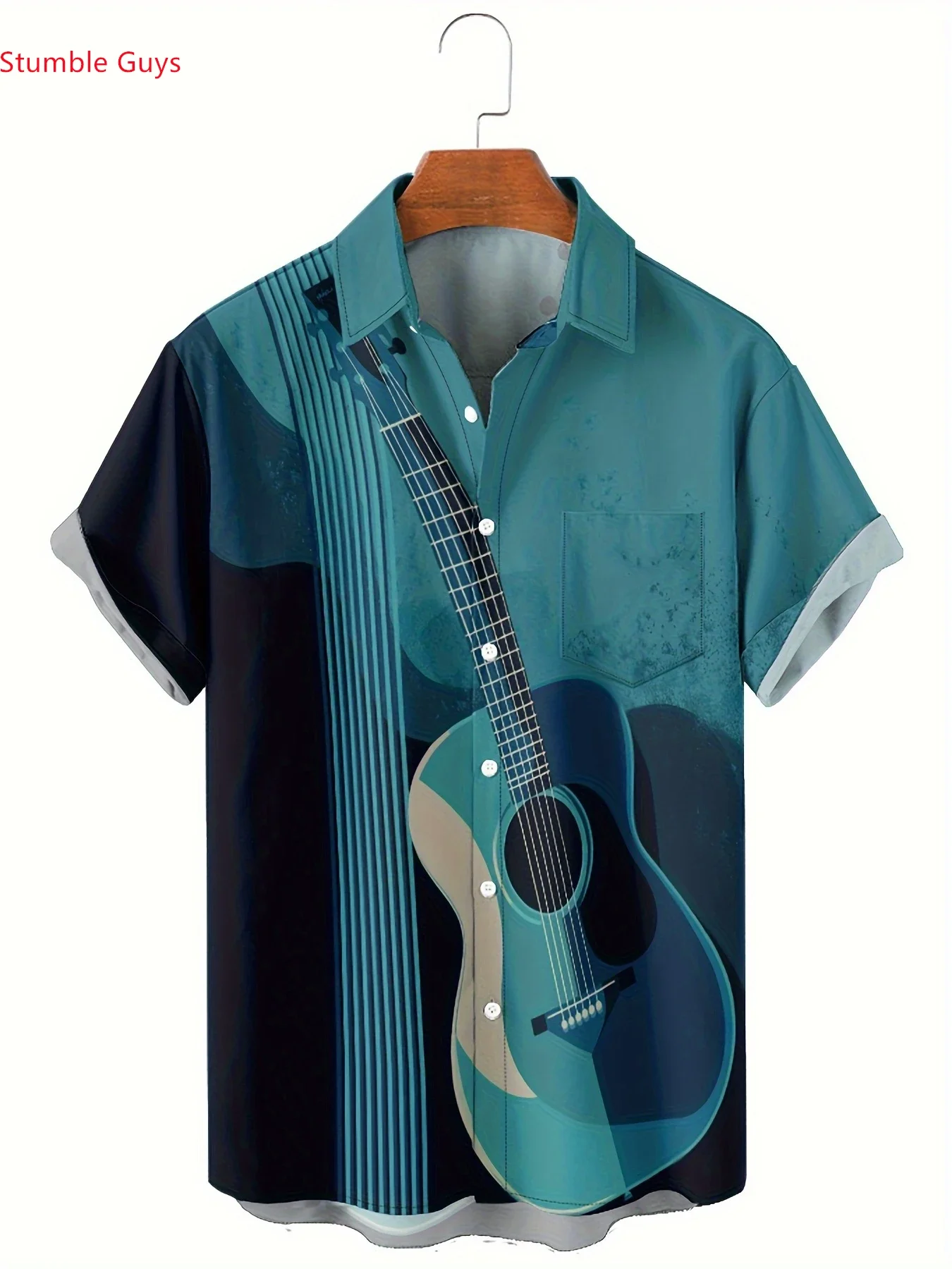 

Summer Fashion Casual Men's Hawaiian Shirt Man Short Sleeve Cool Beach Party Print Lightweight Breathable Tops Holiday Vacation