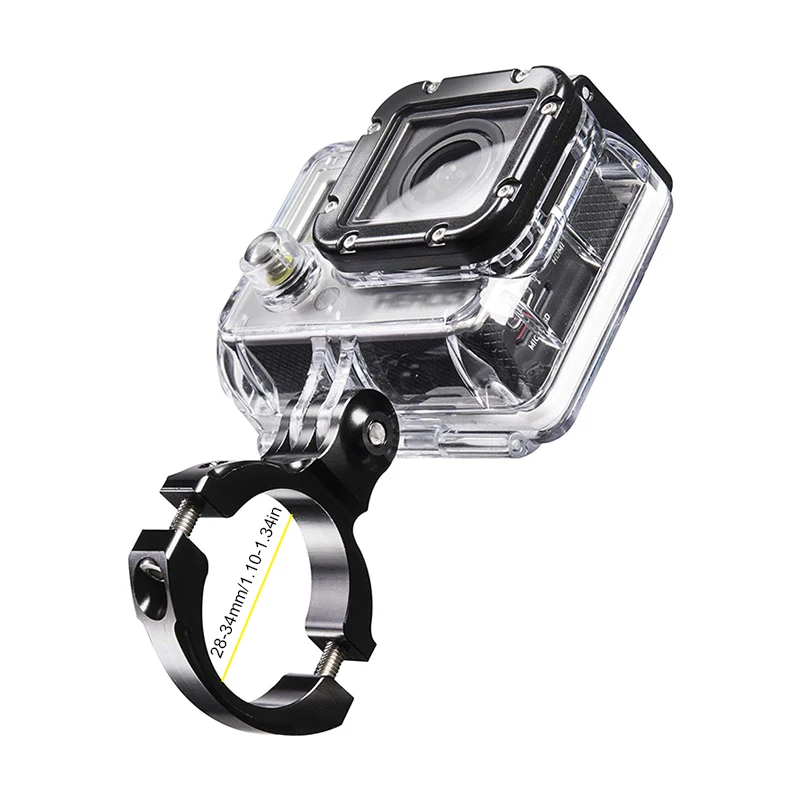 Bicycle Handlebar Mount Bike Motorcycle Aluminum Holder for GoPro Hero 11 10 9 8 7 6 5 4 Xiaomi Eken Sjcam Go Pro Action Camera
