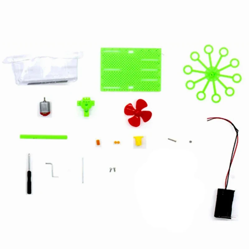 Hand cranked bubble machine scientific small production puzzle experiment toy DIY technology small production children\'s toys