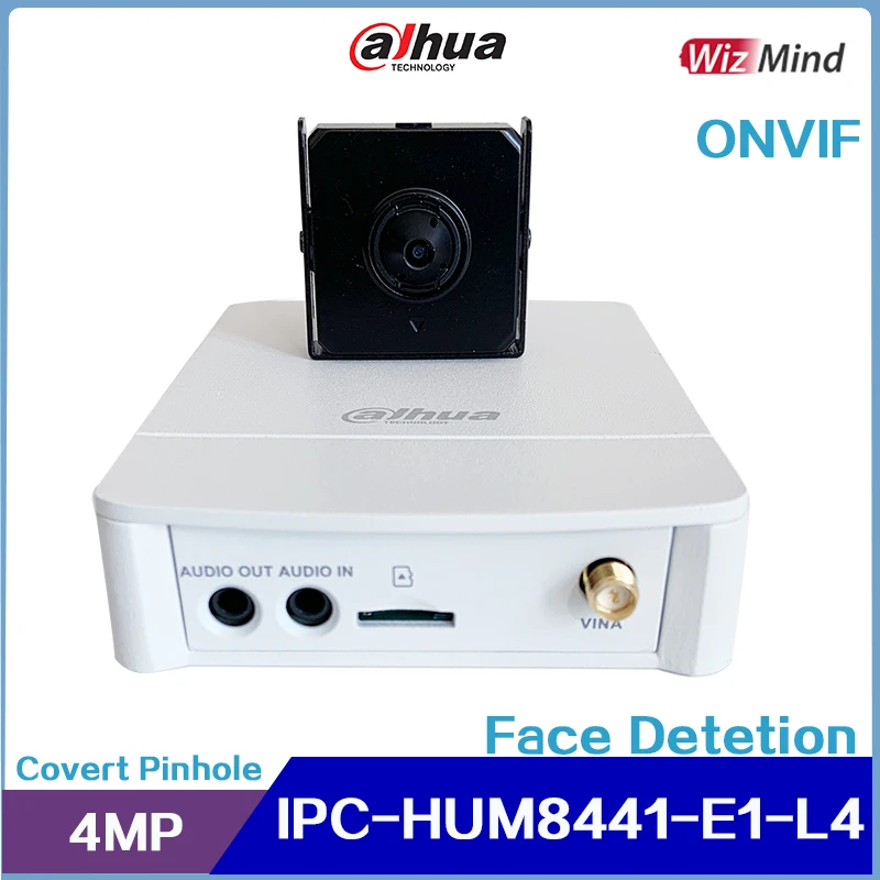 Dahua Camera-KIT IPC-HUM8441-E1 4MP bank Covert Pin hole camera Network DH-IPC-HUM8441-E1L1 IPC-HUM8441-E1-L3 Upgraded version