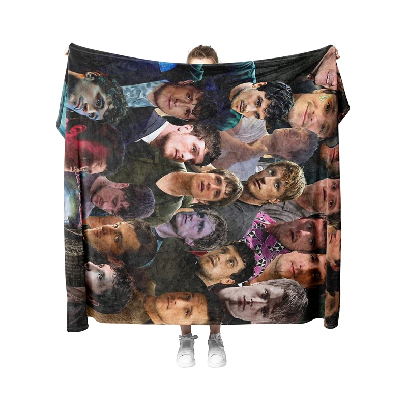 Aertemisi Josh Hutcherson Photo Collage Pet Blanket for Small Medium Large Dog Cat Puppy Kitten Couch Sofa Bed Decor