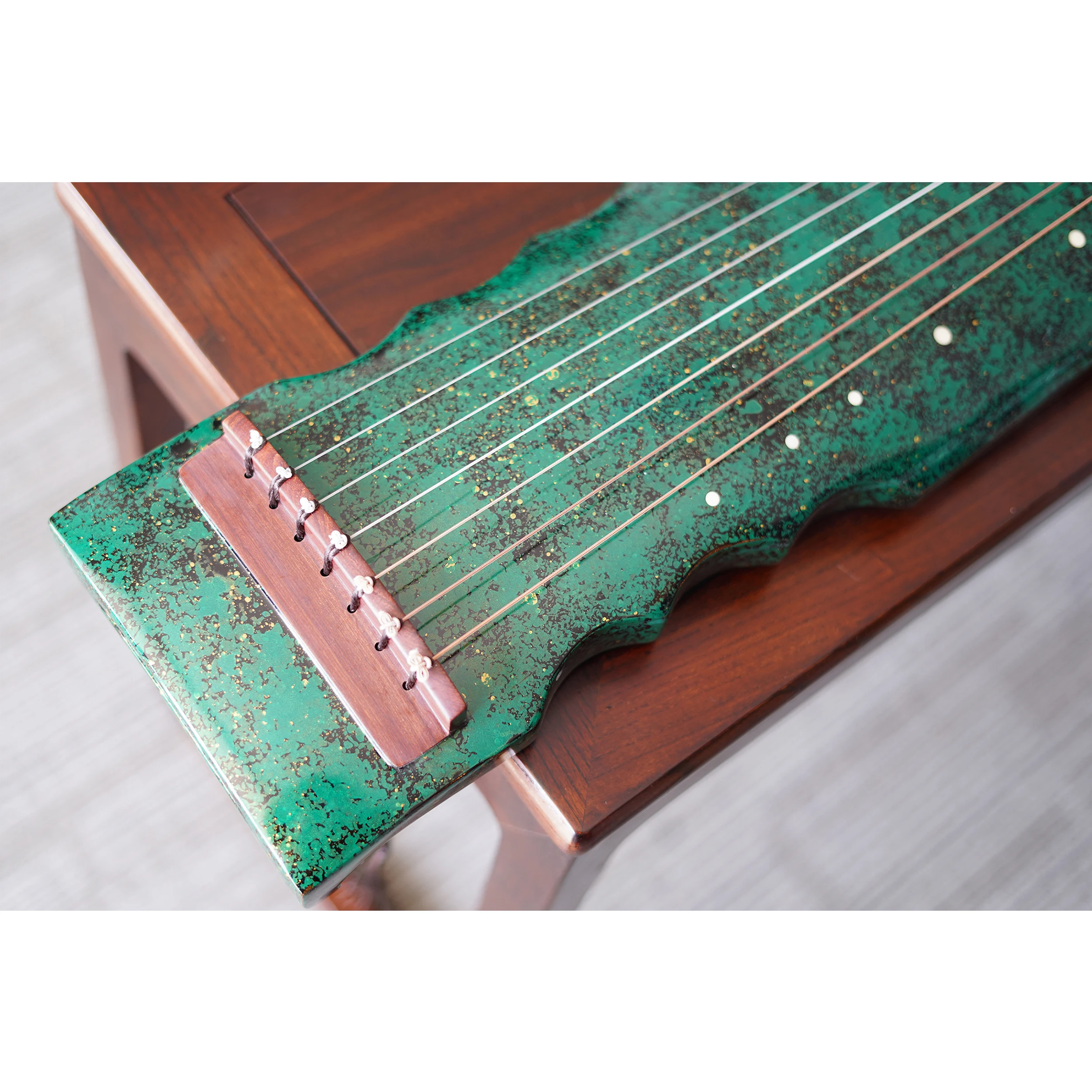 Guqin Old Chinese Fir Green Fuxi Zhongni Pure Handmade instrumentos de maquillaje  instrumentos de maquillaje  guqin