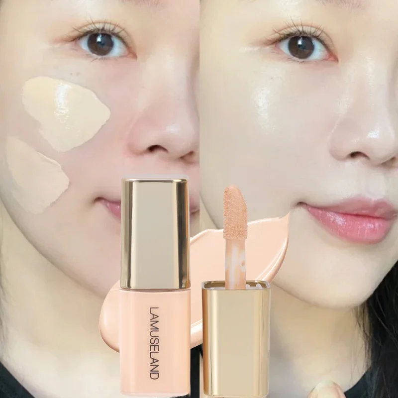 Lasting Moisturizing Liquid Concealer Foundation Cream Makeup Full Cover Eyes Dark Circles Scars Acne Cover Cream Base Cosmetic