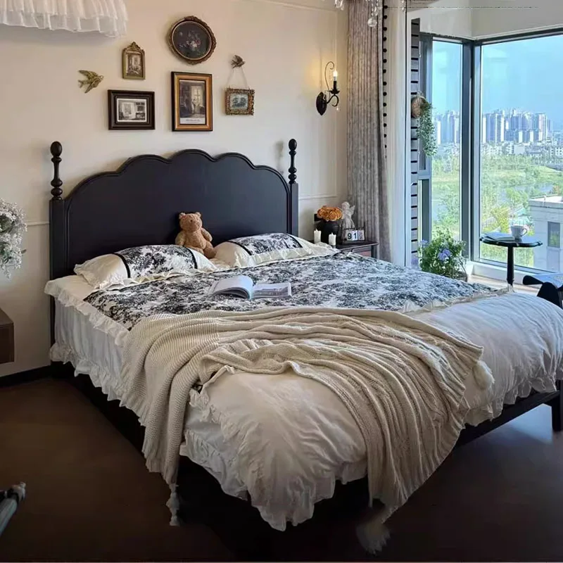 

Loft Wooden Bed Frame Space Saving Sleeping Safe Girls Design Beauty Bed Luxury European Letto Matrimoniale Trendy Furniture