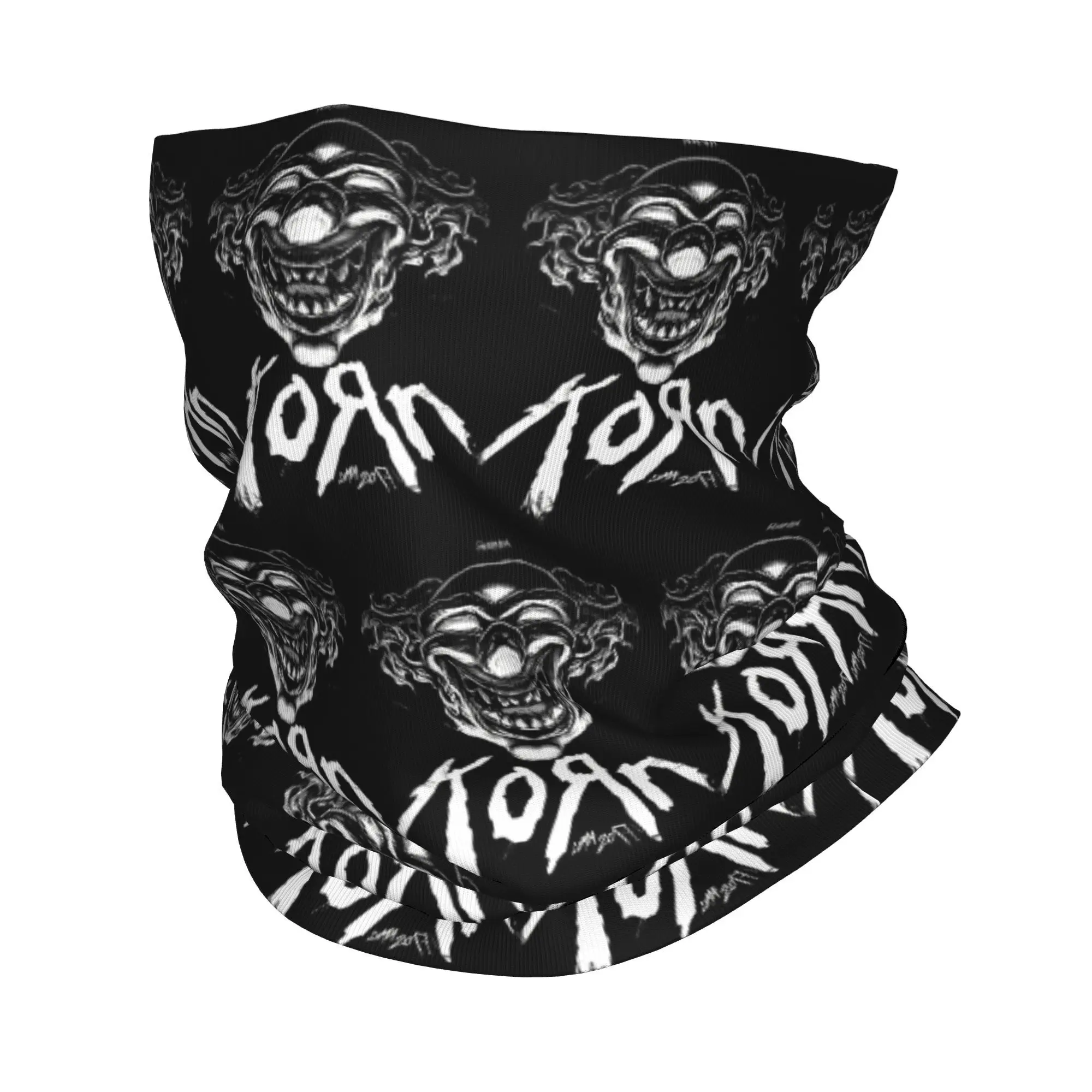 Custom Heavy Metal Music Band Korns Skull Bandana Neck Warmer Women Men Winter Ski Hiking Scarf Gaiter  Face Cover