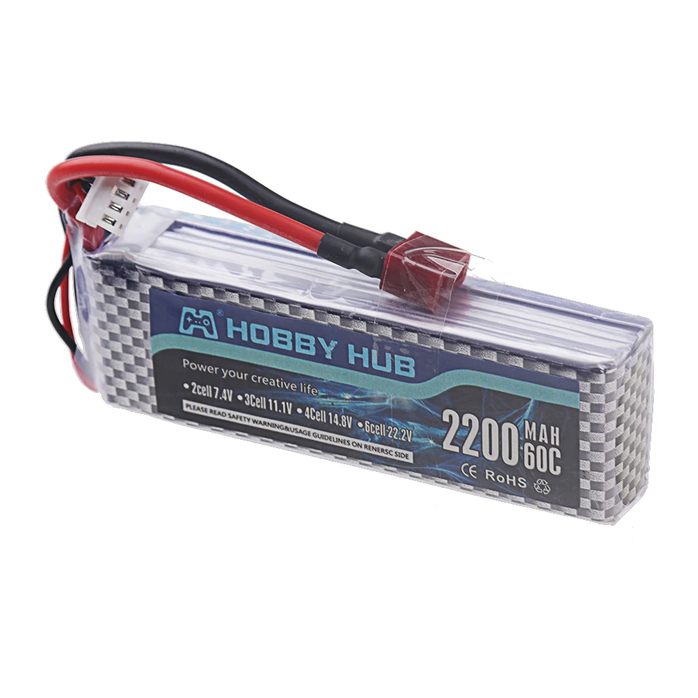 3S 11.1V Lipo Battery Deans T / XT60 2200mAh 60C For RC Helicopter Aircraft Quadcopter Cars Airplane Spare Parts Upgrade 1500mAh view 3