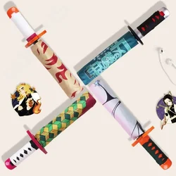 3-folding Demon Slayer Umbrella Kimetsu No Yaiba Tanjirou Katana Umbrella Kokushibo Anime Rain Gear Life Supply Home Accessories