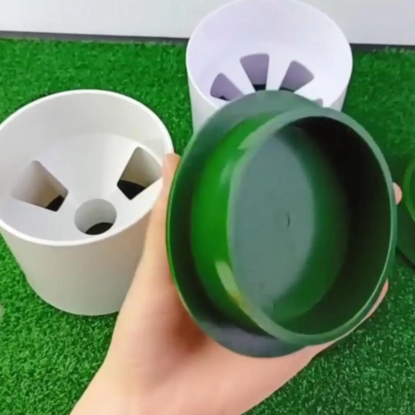 ゴルフホールプロテクター-115cm-ppプラスチック製パットホールカバー-ゴルフ練習用具-パッティンググリーン用-ゴルフアクセサリー-スポーツ用品