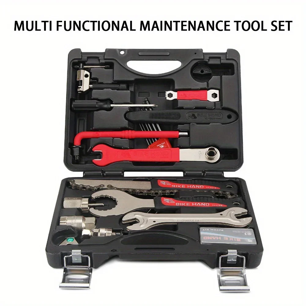 

18Types of Multifunctional Bicycle Repair Toolbox Durable Material Bicycle Repair Toolbox Suitable For and Road Bike Maintenance