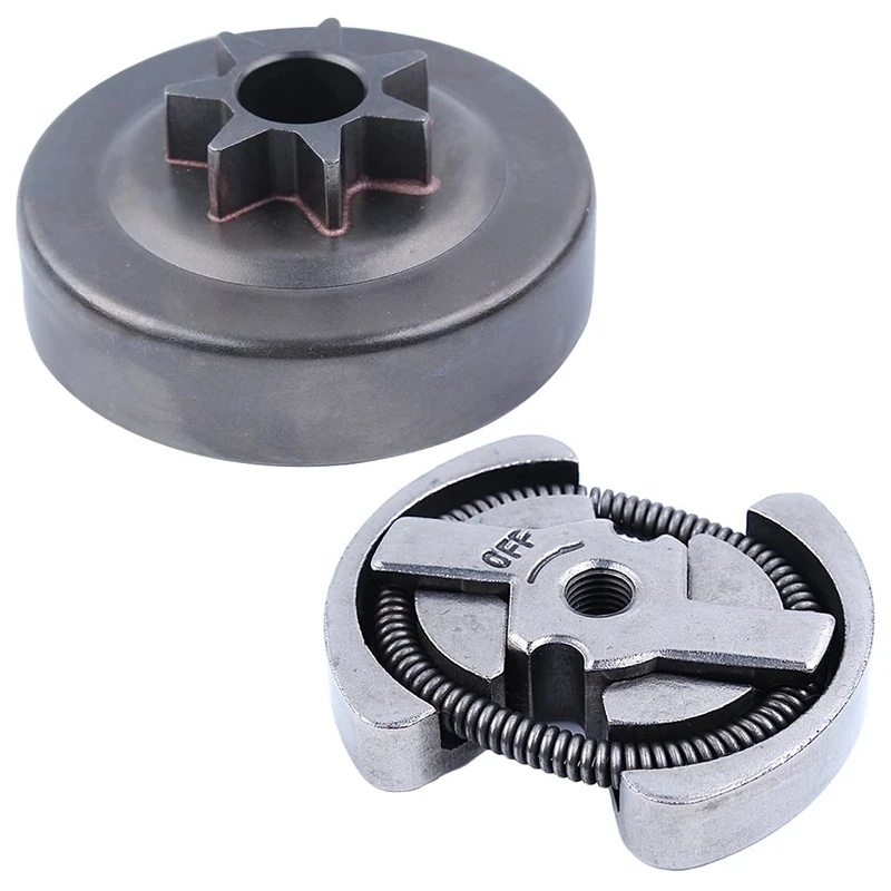 

ABFKL 325-7T Clutch Drum Bearing Oil Pump, Worm Gear Set for Husqvarna 137 136 141 142 36 41 Chainsaw 530014949