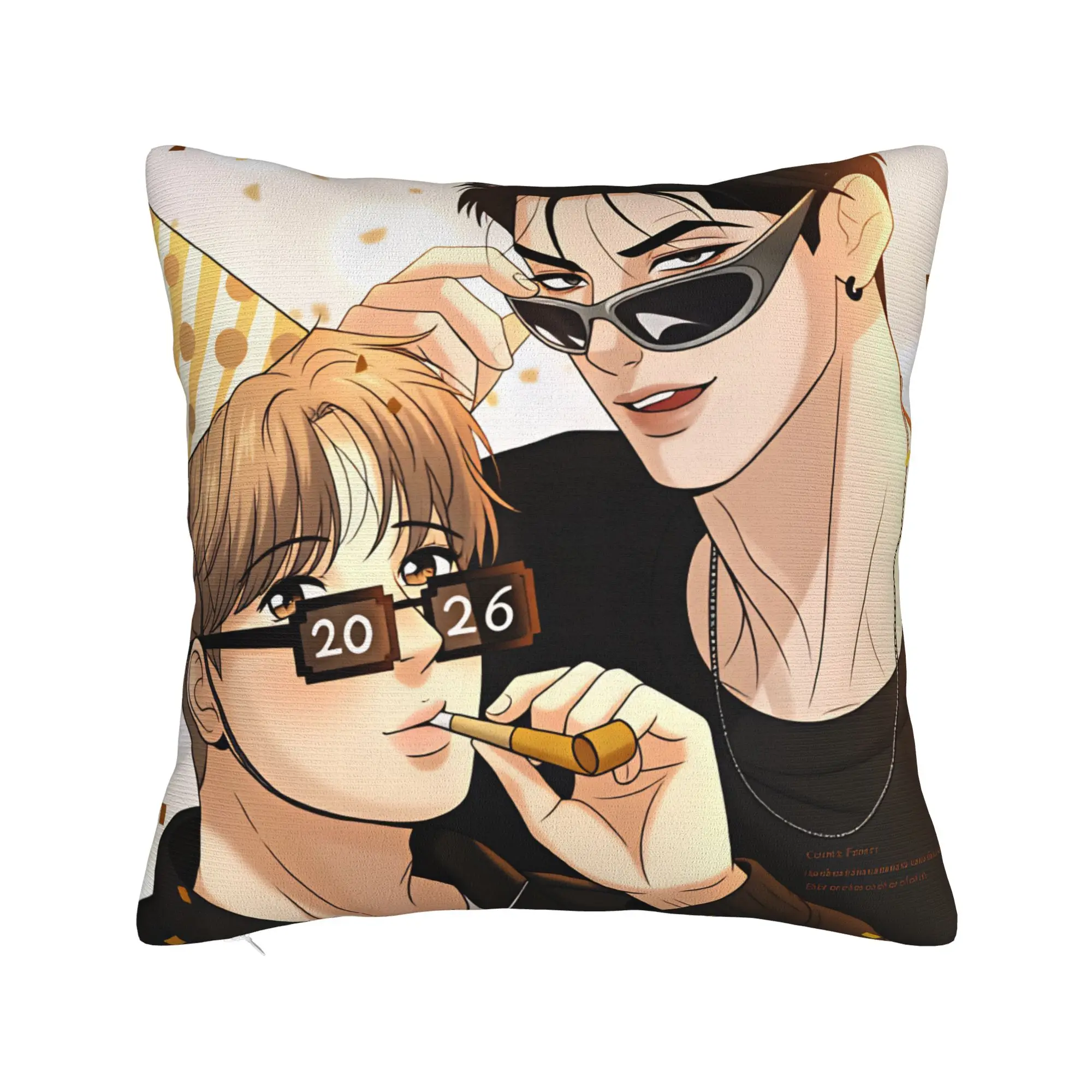 Pillow Case Bl Manhwa Jinx Joo Jaekyung   Cover  Cute Funny Cushion Cover Pattern Pillowcases For Office Car Home Decorative