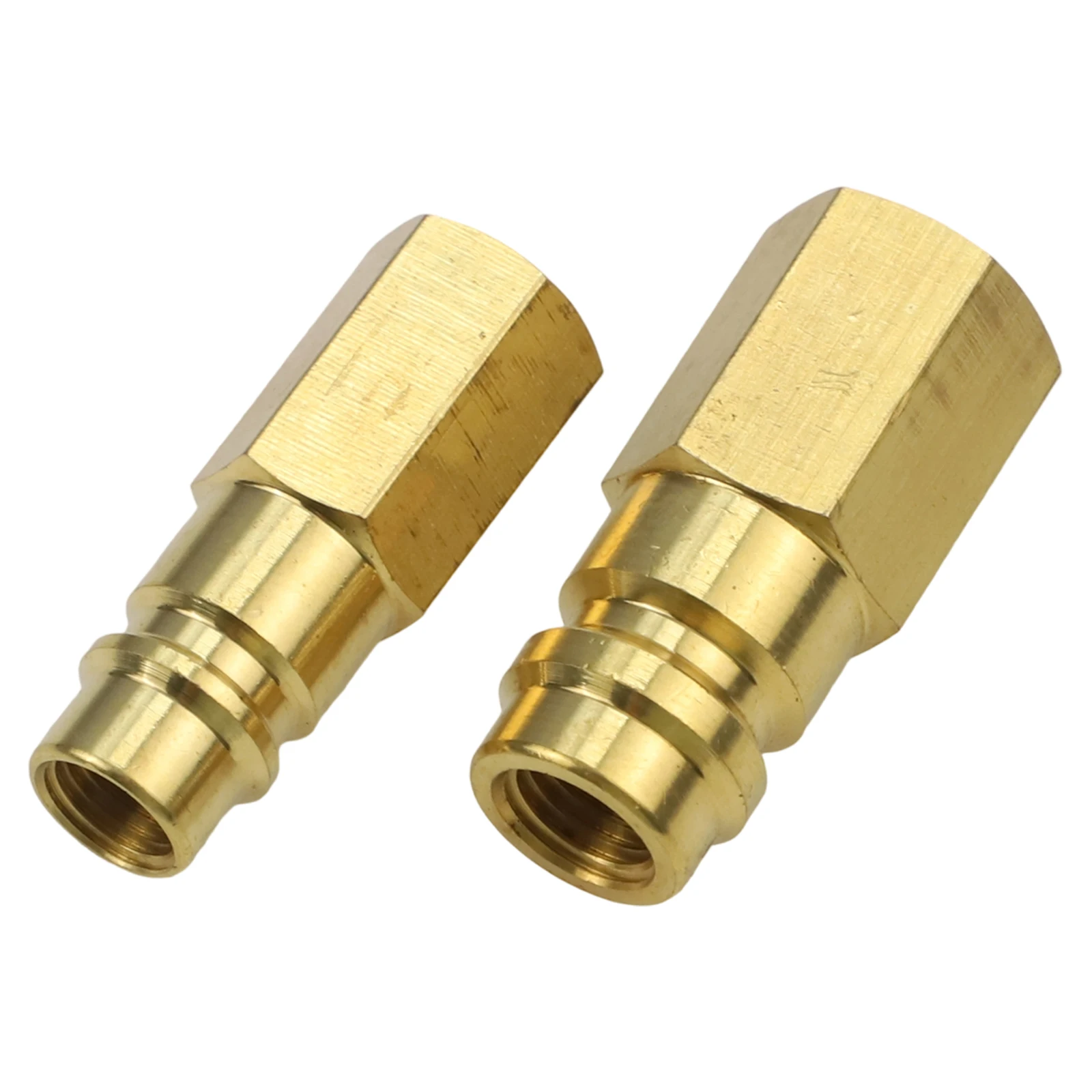 

2pcs R134A Car Air Conditioning Adapter 1/4" SAE Female Thread Air Conditioner High Low Conversion Efficient Compatibility