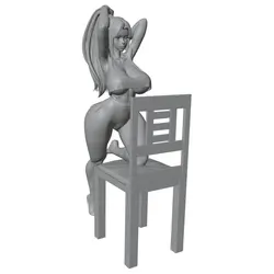 Figura resina para juegos de rol y coleccionismo – Chica peinándose