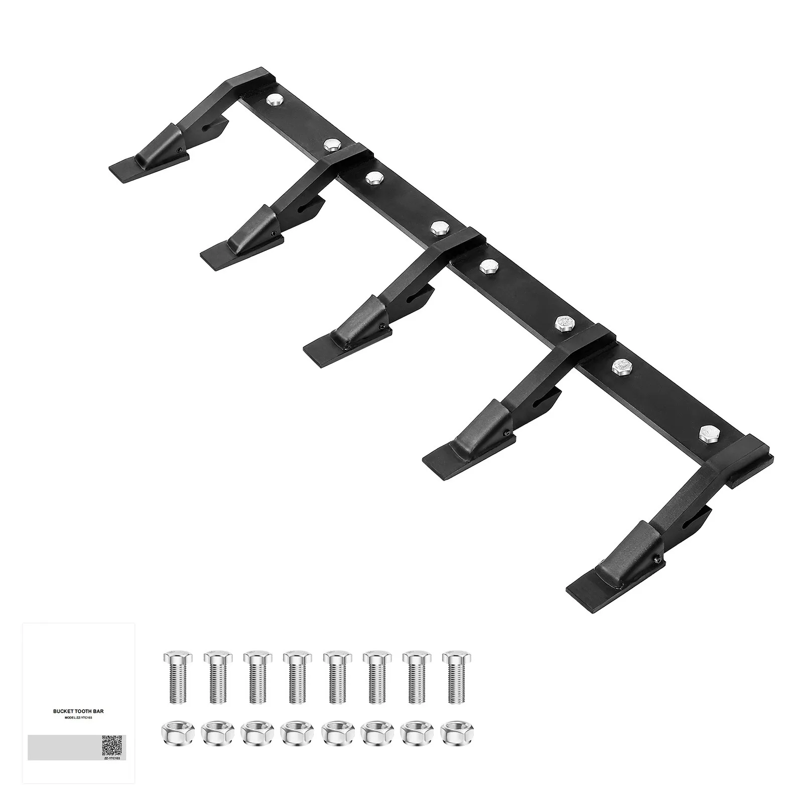 

5-Tooth Bucket Bar for 46" Tractor, 4560 lbs Load Capacity