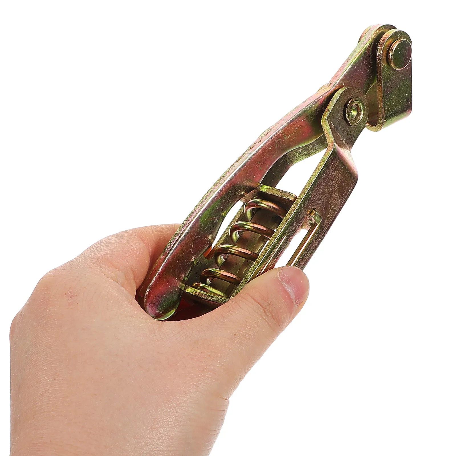 Heavy Duty Spring Loaded Galvanized Iron Buckle Latch for Cargo Trailers Truck Toolboxes Rv Trailer Accessories Utility