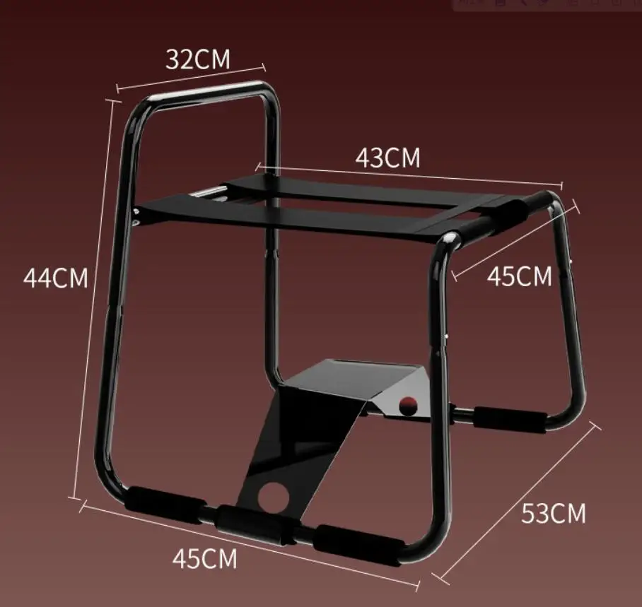 Multipurpose Posture Assist Sex Stool Good elasticity Adult Chair with Arch bridge plate