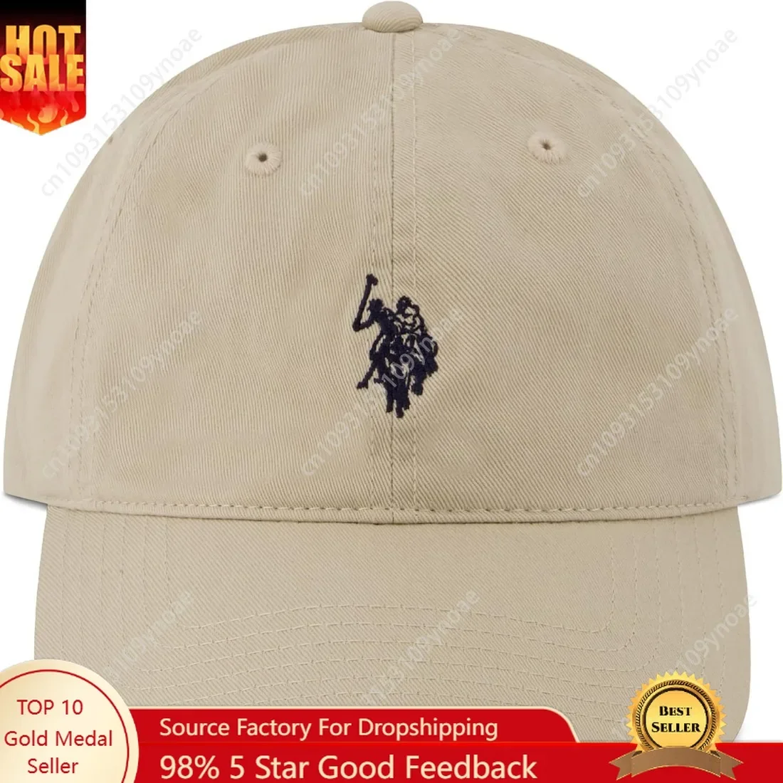 Unisexowa czapka bejsbolówka, modne damskie kapelusze, bawełniana czapka typu tata, czapka polo z haftem, codzienna męska czapka bejsbolówka, miękka, oddychająca czapka golfowa przeciwsłoneczna.