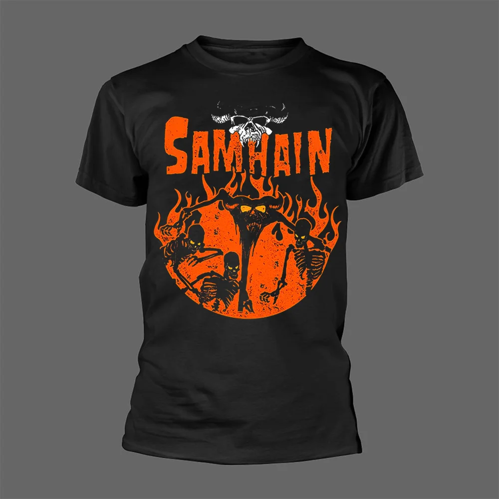 Samhain Band T Shirt Short Sleeve All Size Cotton S-5XL Unisex Black