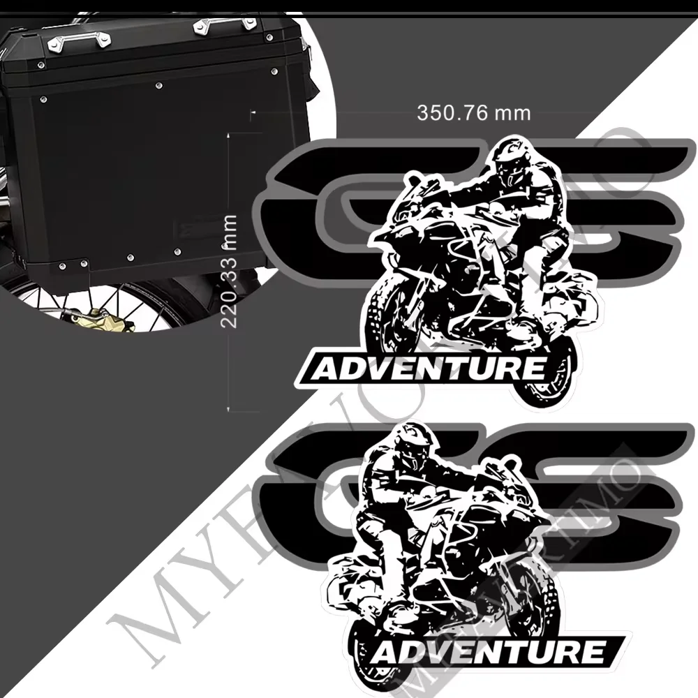 

Tail Top Side Box cases Stickers For BMW R1200GS F850GS F800GS R1250GS F750GS G310GS R1150GS GSA Adventure