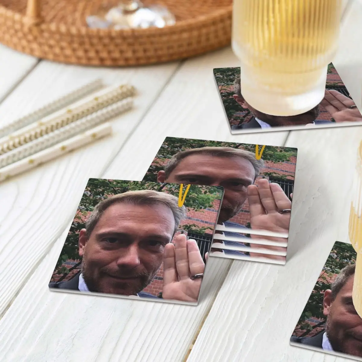 

Легенда, христианский Lindner, министра финансов, подставки, керамика, горячий коврик, настольный коврик, кухонные салфетки для обеденного стола, кофейный коврик