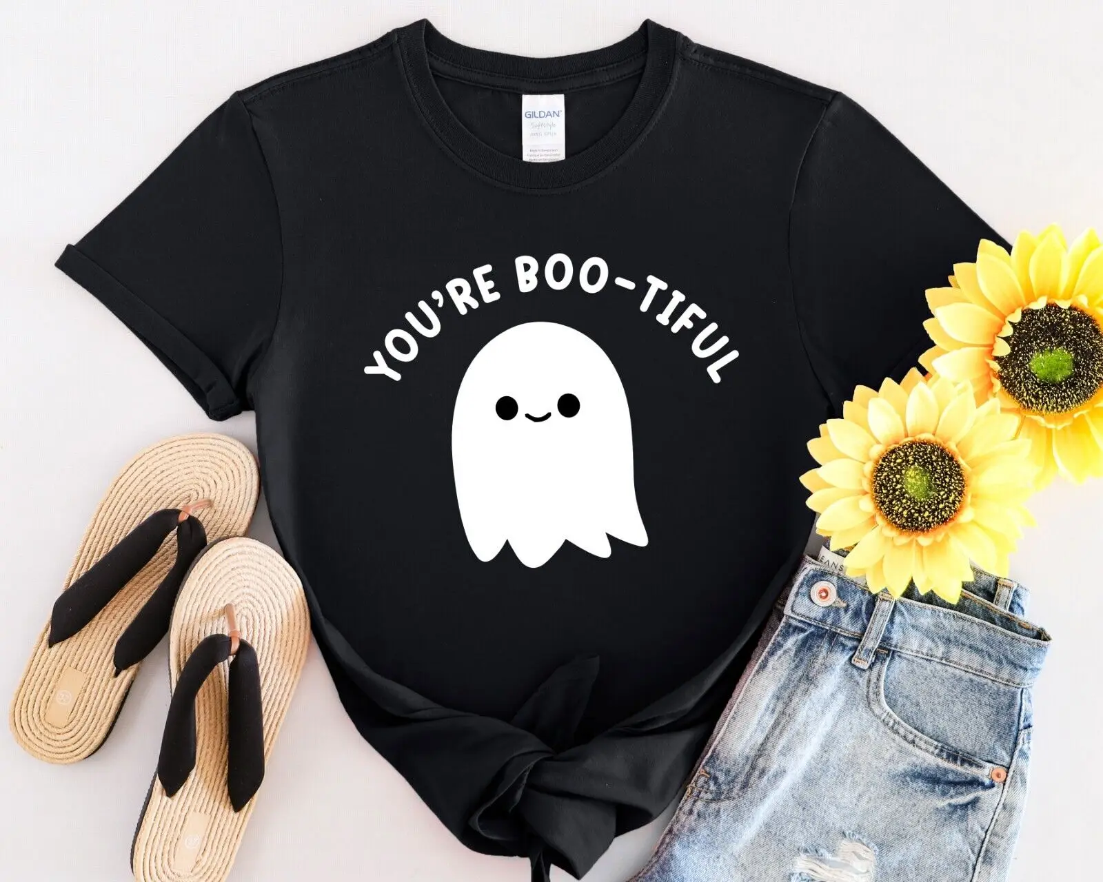 

Funny halloween tee shirt T-shirt apparel you are boo tiful comic summer holiday