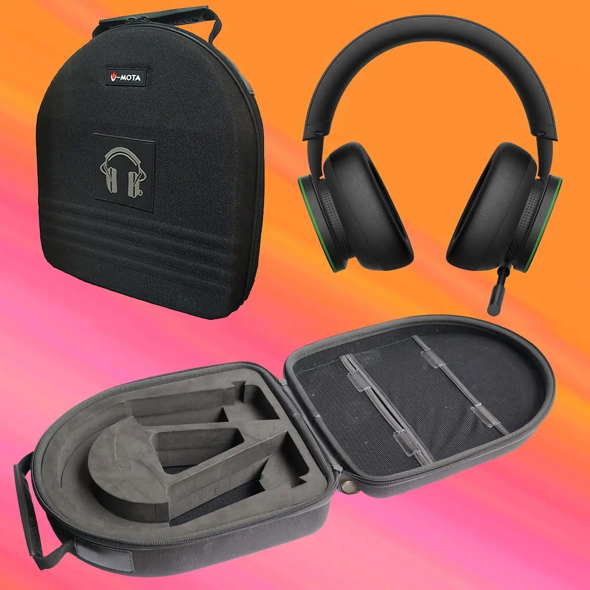 TDG Headphone Suitcase Carry Case Boxs for Microsoft Xbox Stereo Headset,SteelSeries Arctis Nova Pro Wireless Headphones