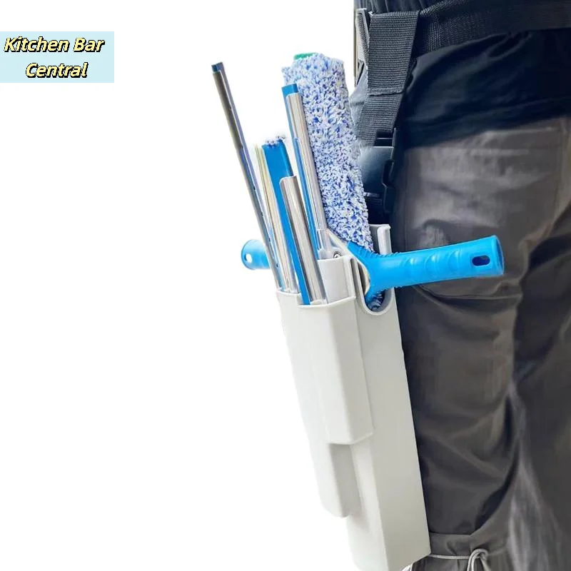 

【Window Cleaning Tools Holster For Squeegee Washer With Belt Solar Panel Cleaning Squeegee Tools Not Included】