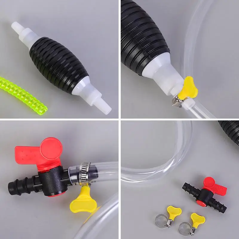 

Universal Car Fuel Pump Kit Cut Pipe Manual Hand Suction Pipe Pumping Durable 1.5m For Liquid Petrol Tuning Fuel Pump