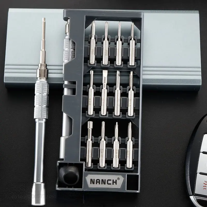 NANCH 24 In 1 Precision Combination Screwdriver Button Version Mobile Phone Computer Drone Maintenance Repair Tool for Home