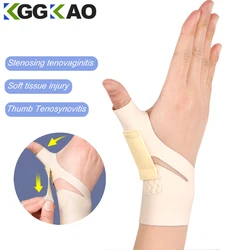 1Pcs Thumb Brace & Wrist Stabilizer Pain Relief Right or Left Hand, Soft Thumb Compression Sleeve Protector for Women and Men