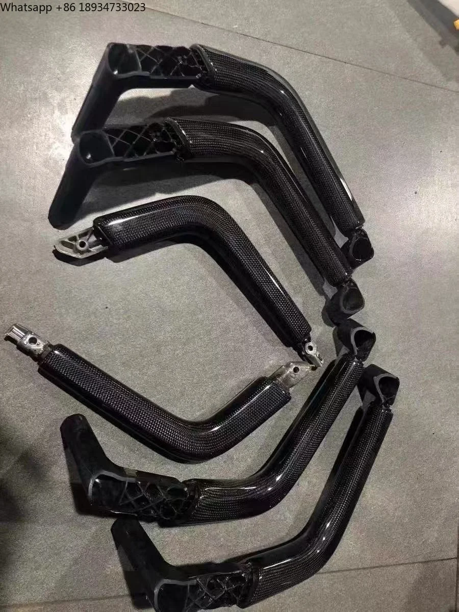 Per Porsche Cayenne 9YA 2018-2022 Modelli In Fibra di Carbonio Maniglia Interna Della Porta Bracciolo Parti Del Corpo