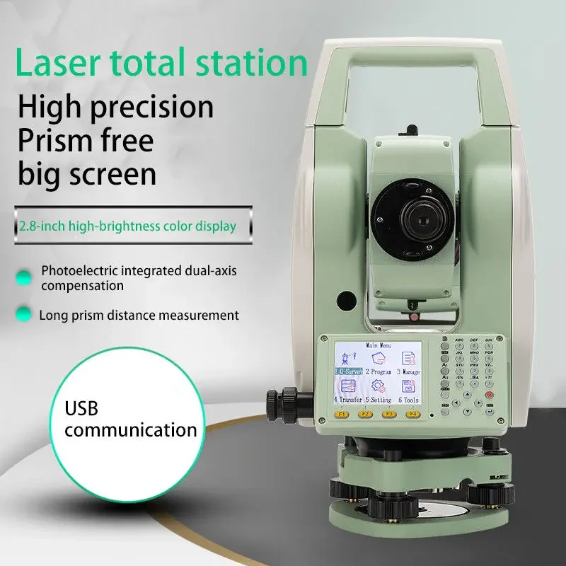 New LETER  ATS-120A Color screen Reflectorless Total Station with