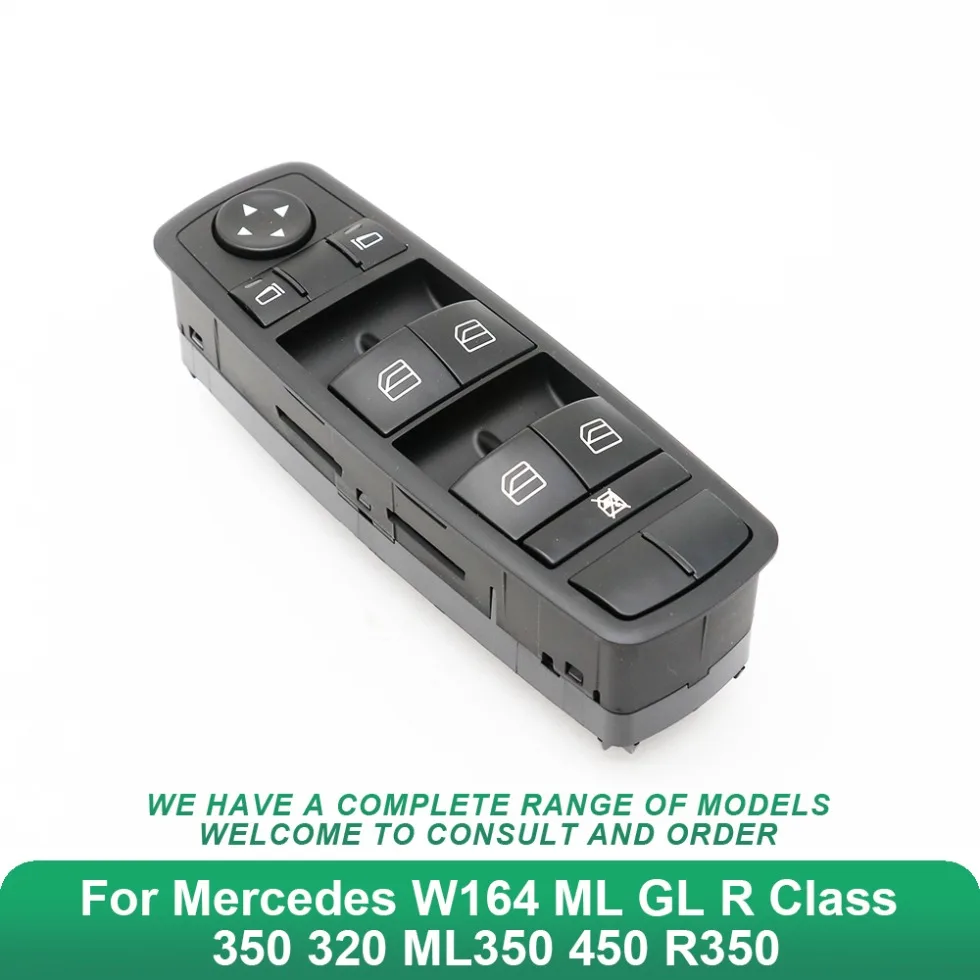 2518200110 A2518300090 Front Left Master Window Switch Button For Mercedes W164 ML GL R Class 350 320 ML350 450 R350