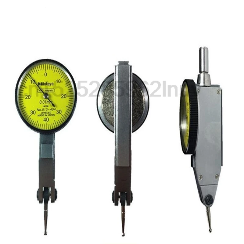 ميتوتويو CNC ميكرومتر 513-404 التناظرية رافعة مؤشر الاتصال دقة الاتصال 0.01 المدى 0-0.8 مللي متر القطر 38 32 مللي متر أداة قياس