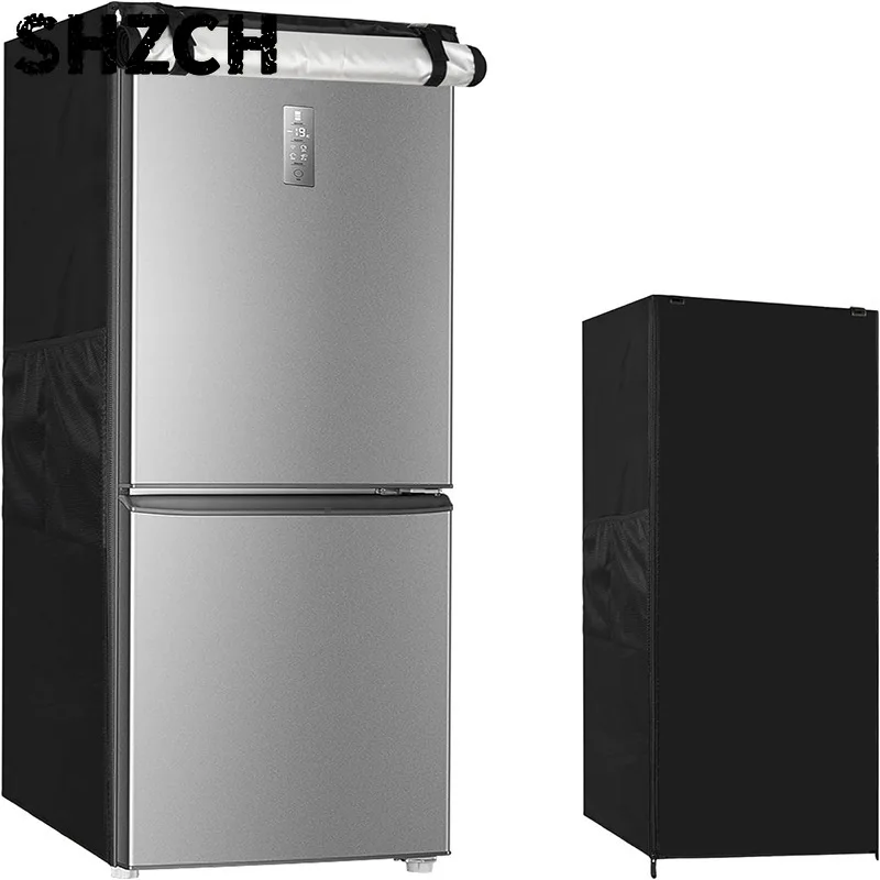 Waterproof Upright Freezer Cover  Dustproof, Sun-Proof, Compact Mini Refrigerator Protector for 5-7.5 Cubic Outdoor Freezers