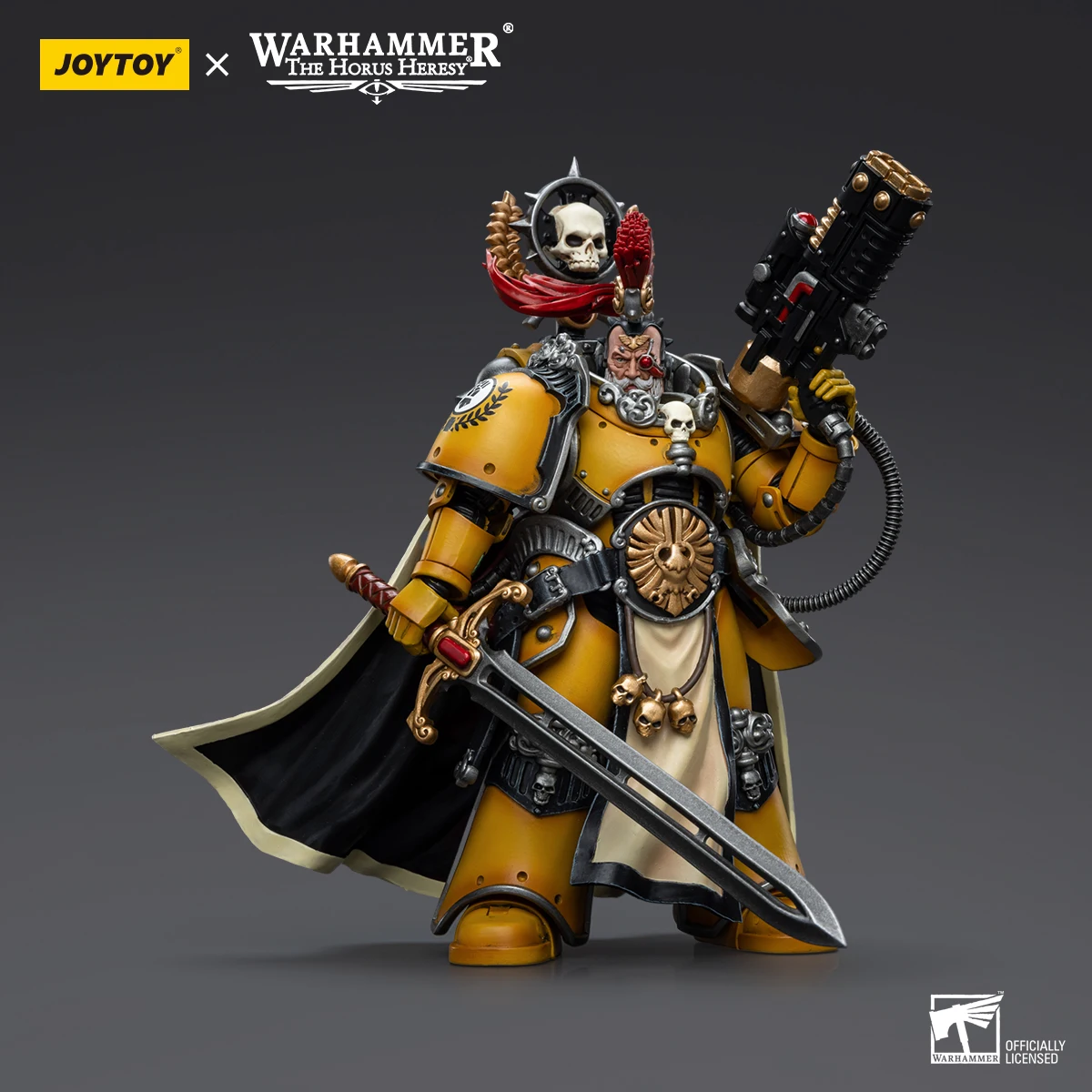 [Pre-Order]Joy Toy Warhammer The Horus Hersey Imperial Fists Legion Praetor Power Sword Action Figure 40K Toys Birthday Gift