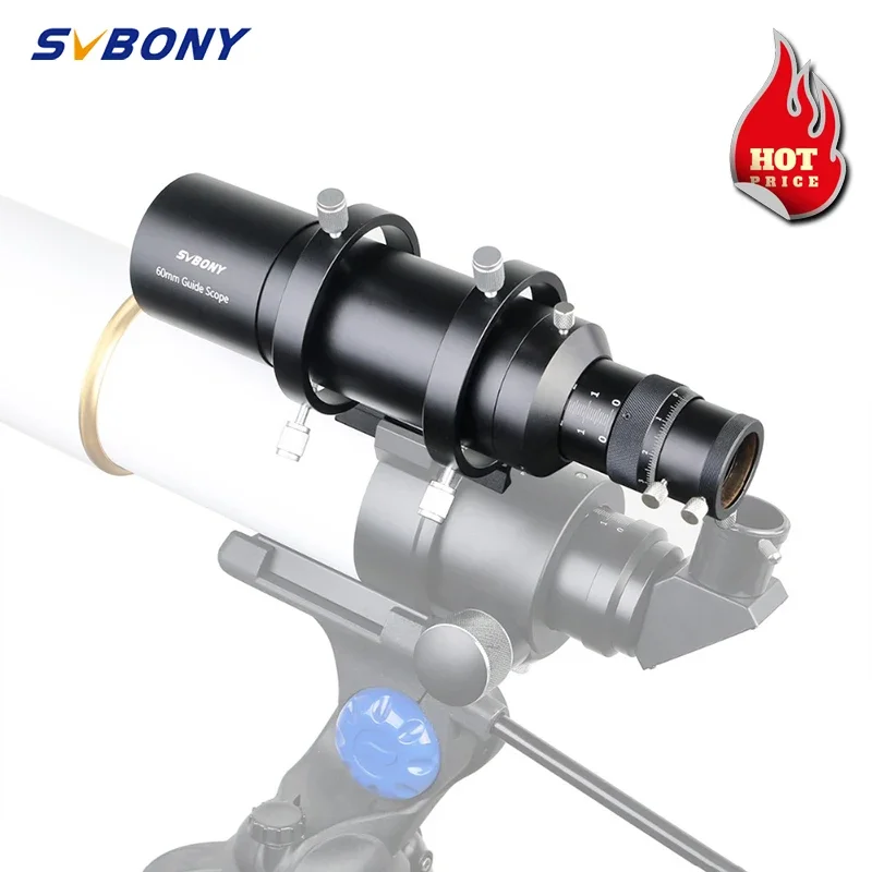 

SVBONY Astronomical Telescope Guide Scope 60mm/240mm F4 for Astronomy Camera SV106