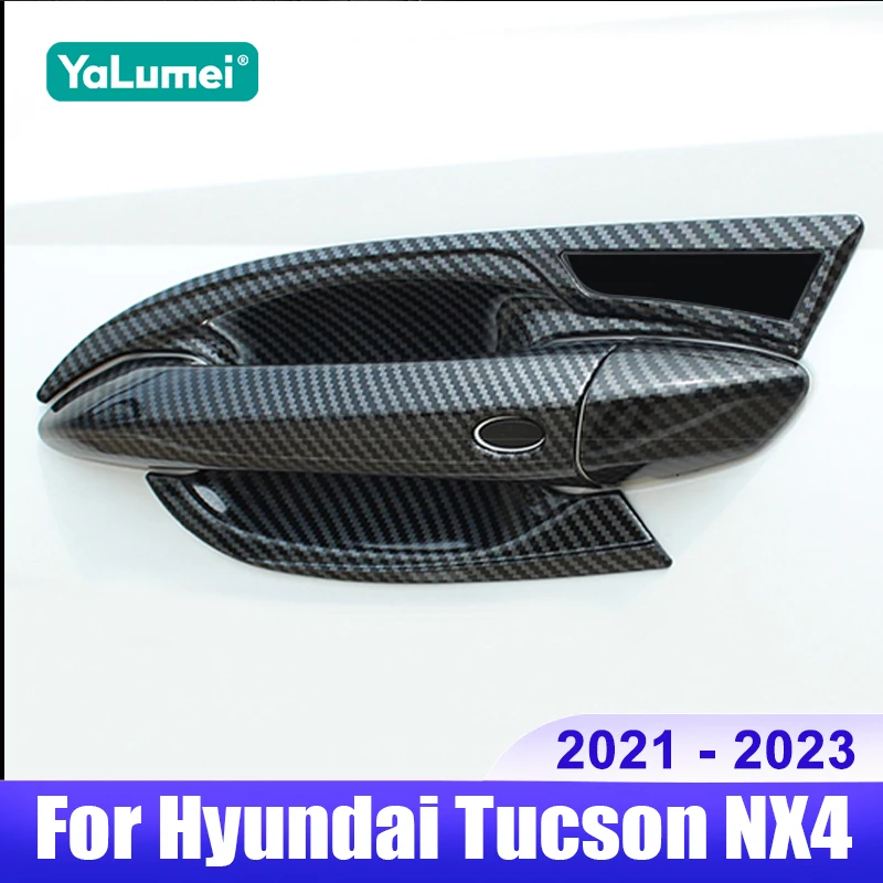 

For Hyundai Tucson NX4 2021 2022 2023 Hybrid N Line Car Door Handle Bowl Cover Protection Decoration Accessories